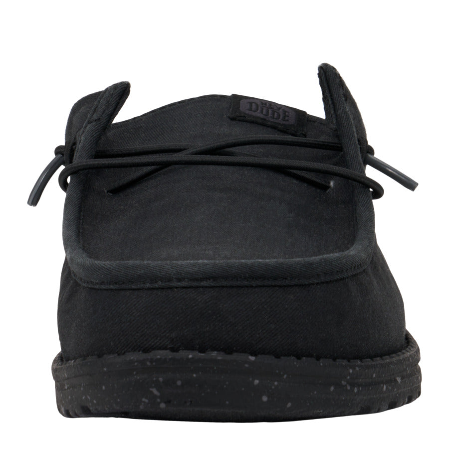 Wally Slip Stretch Canvas – Black/Black - Image 2