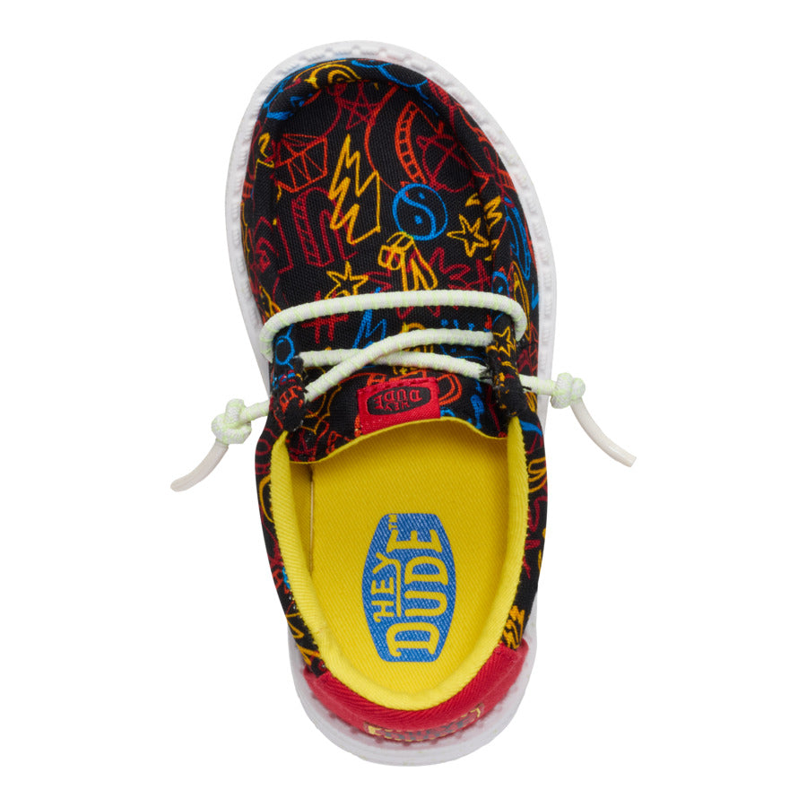 Wally Toddler Space Glow – Black/Red - Image 6